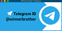 Telegram of Winner Brother